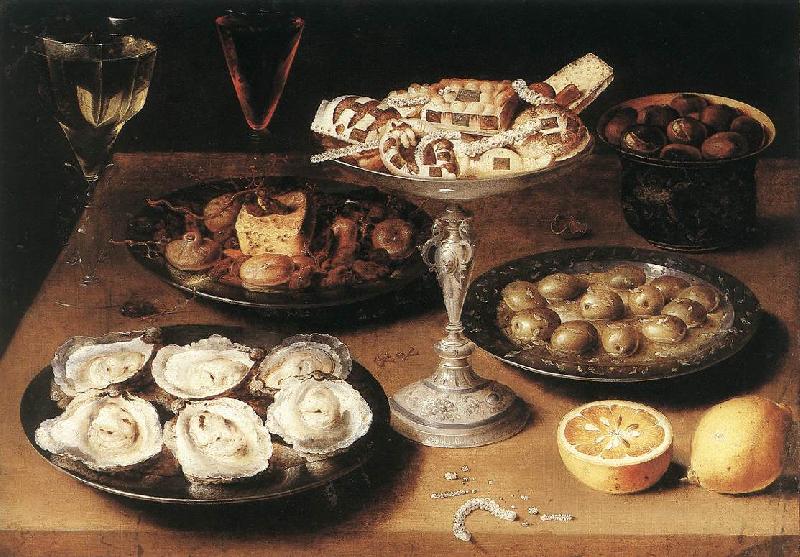 BEERT, Osias Still-Life with Oysters and Pastries